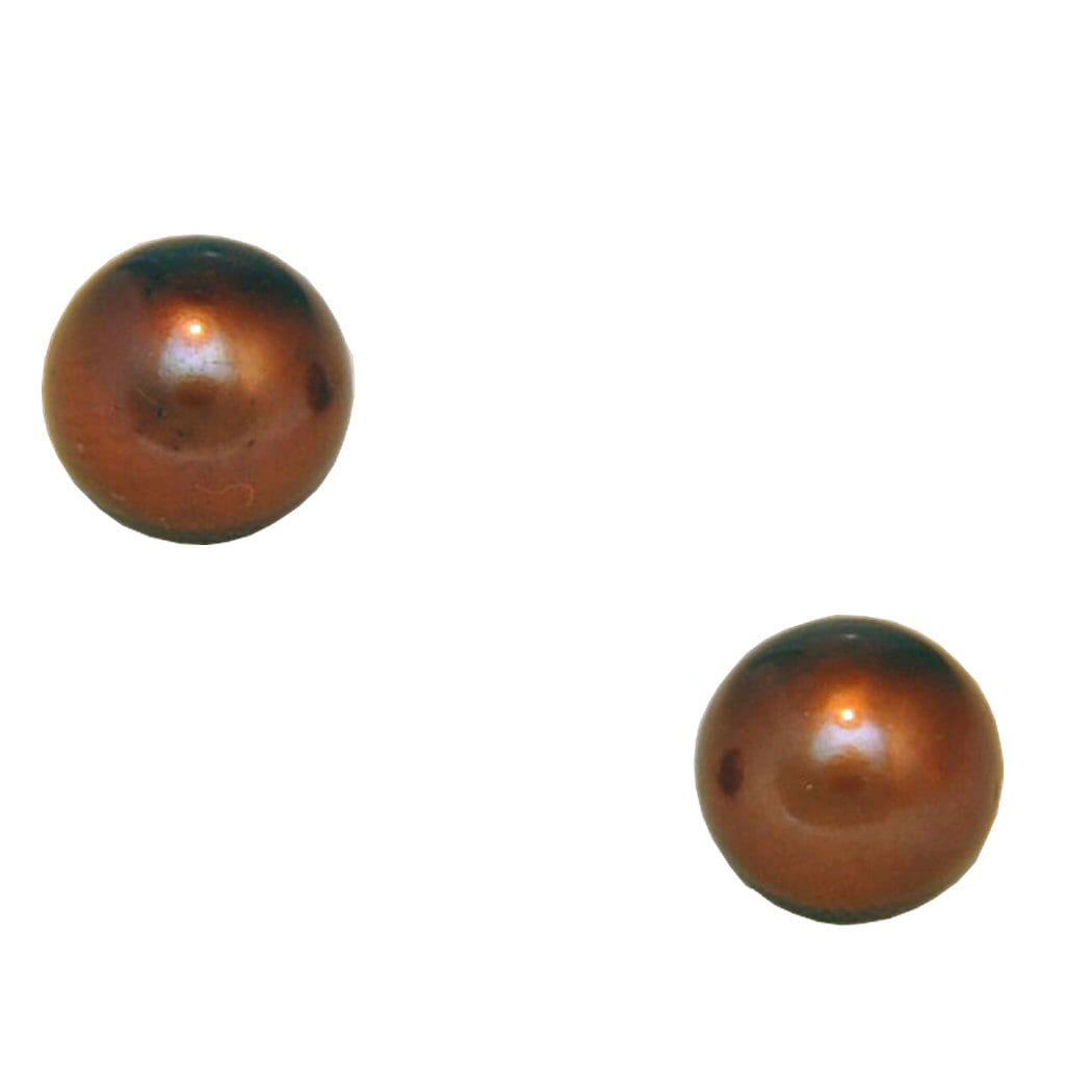 242-00430 freshwater pearl stud earrings