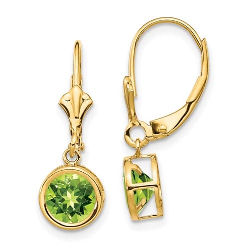 Peridot earrings