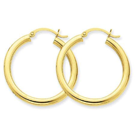 Hoop (3mm) Earrings