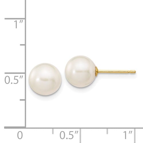 x70pw--8 Pearl earrings