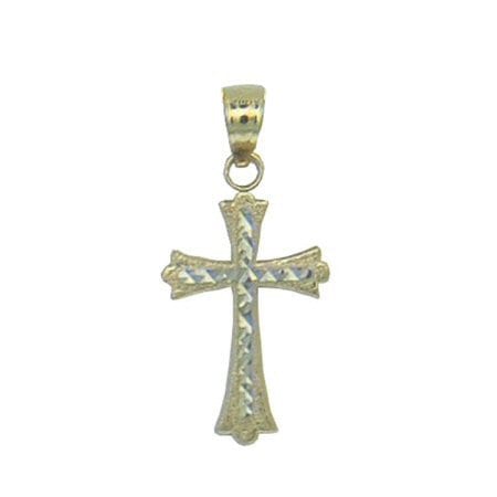 Cross (Two Tone) Pendant