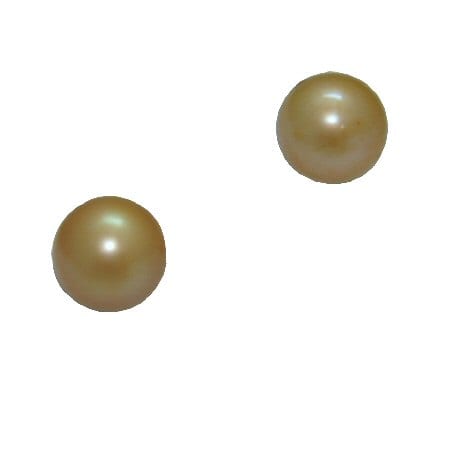 E1825 Champagne Pearl Studs
