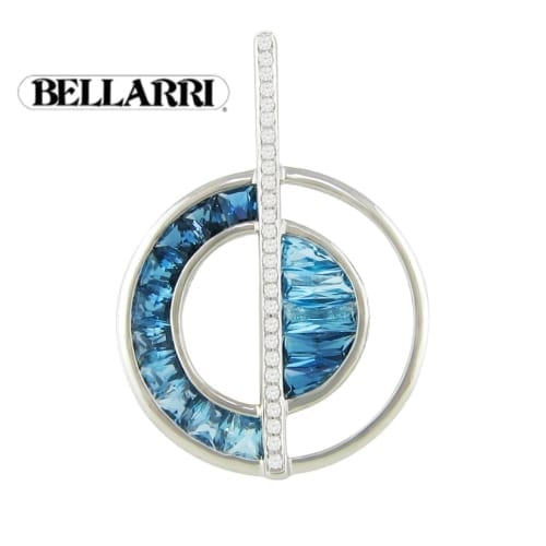Bellarri blue topaz pendant