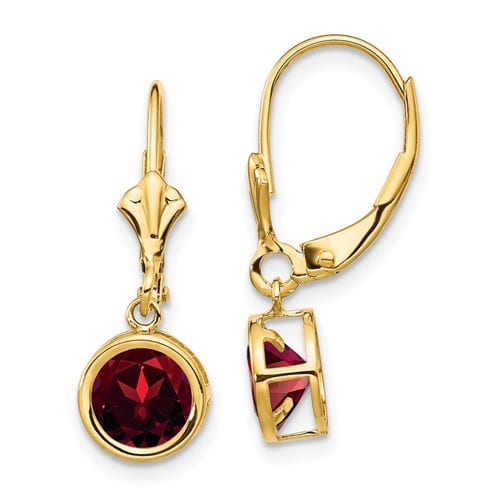 Garnet earrings
