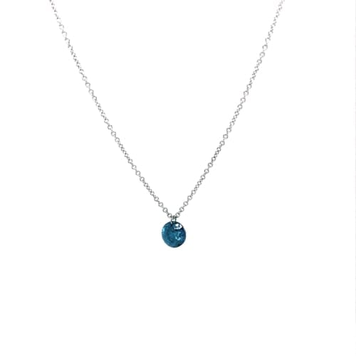 blue diamond necklace