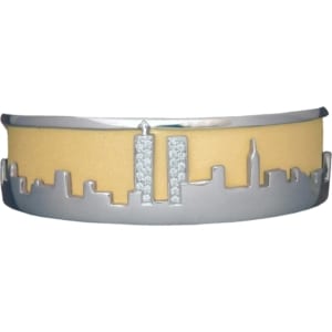 New York City Skyline Bracelet Exclusively Created by Gold In Art Jewelers