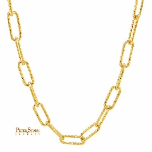 sterling silver vermeil necklace
