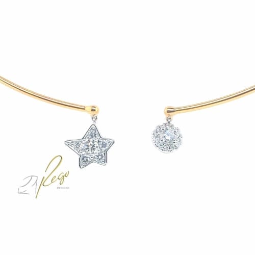 star open wire necklace