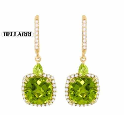 peridot earrings
