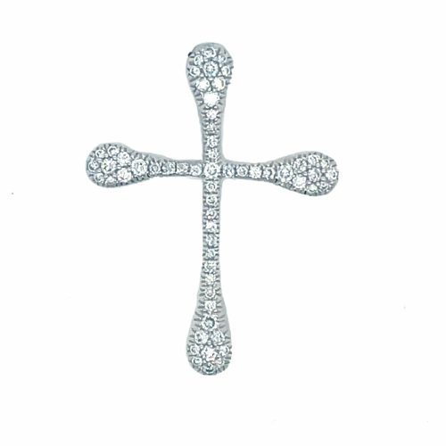 .38 cttw. Diamond Cross Pendant
