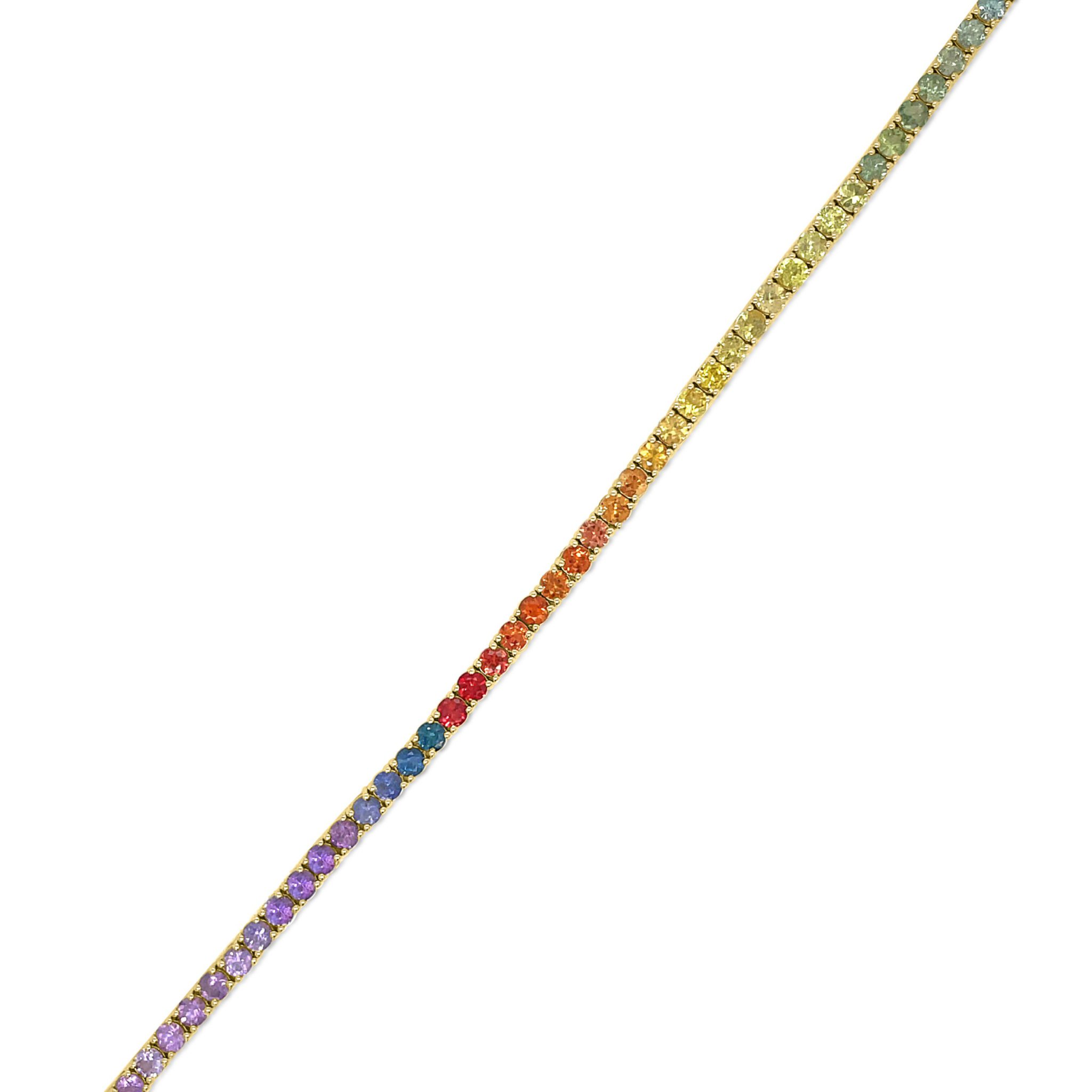 CB7739MS Sapphire (Natural Multicolored) Bracelet
