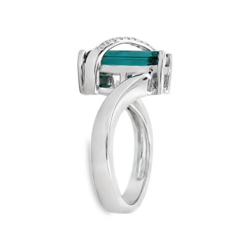 Tourmaline (Blue Green) Ring side a