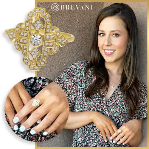 .27 cttw. Diamond Ring from the Bachelorette Collection by Brevani